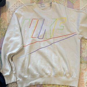 Nike Men's Multicolor Logo Crewneck Sweater
